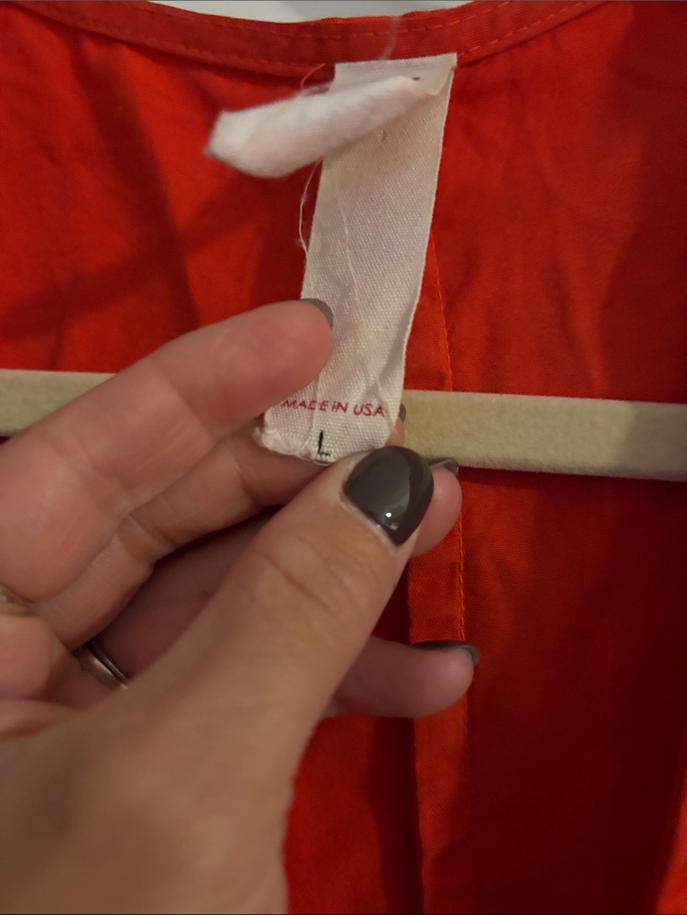 Red Wrap Dress - Picture 3 of 5